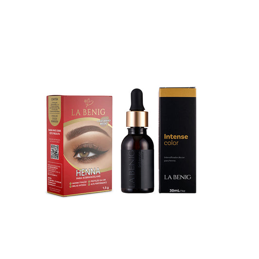 Combo Henna La Benig 1,5g + Intense Color